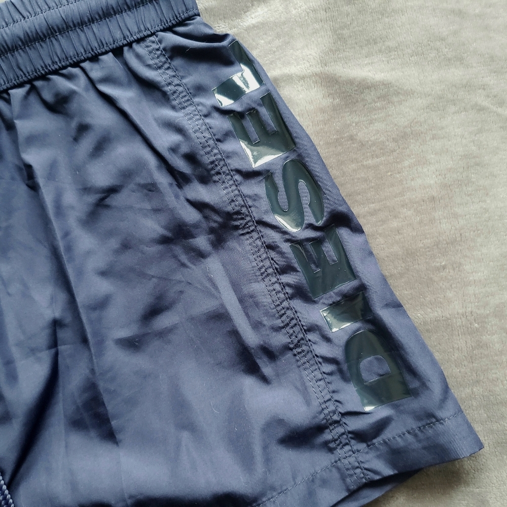💙 NWOT Mid-length Beachwear Shorts - Picture 2 of 8